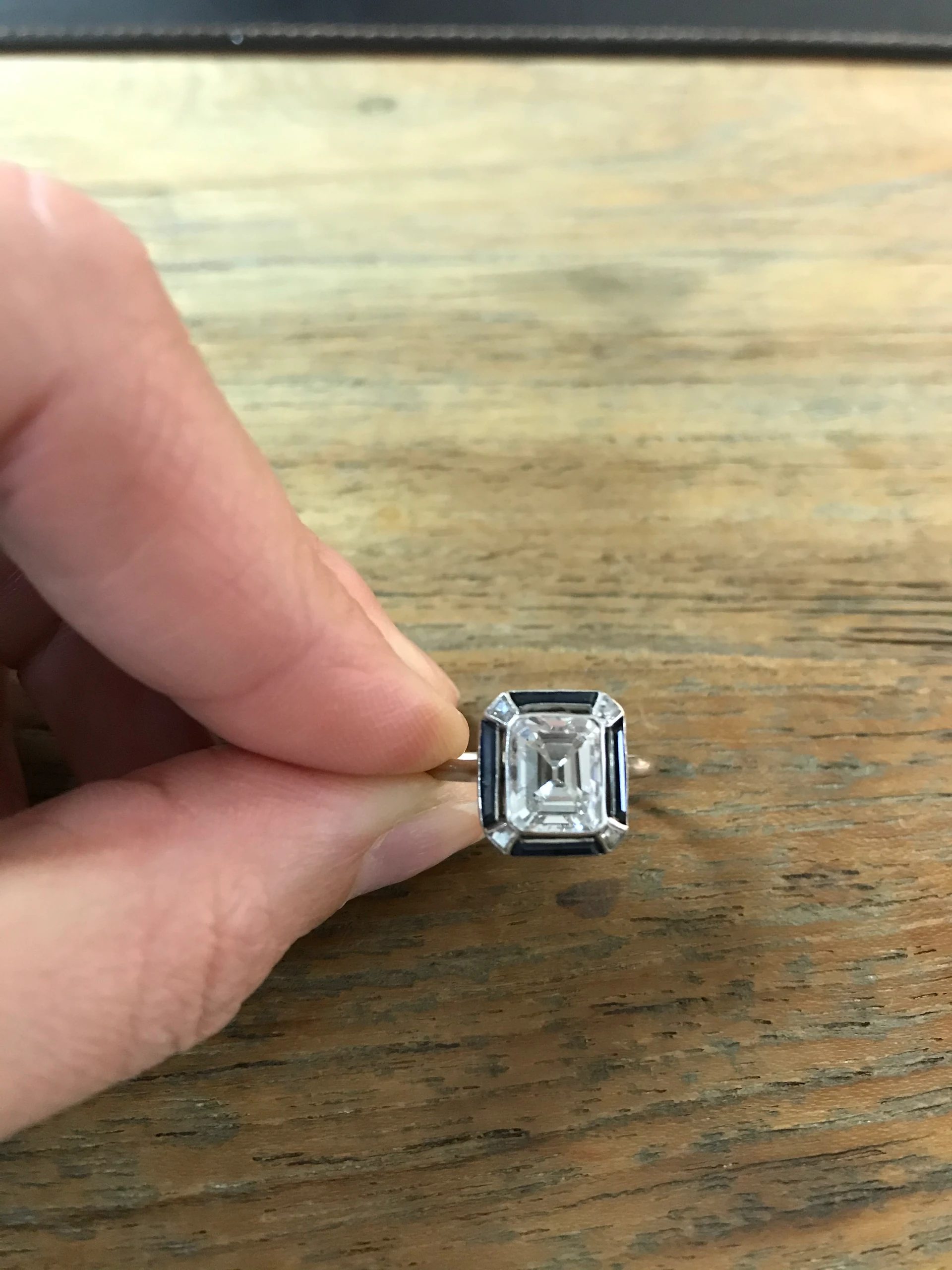 Antique ring before remodelling