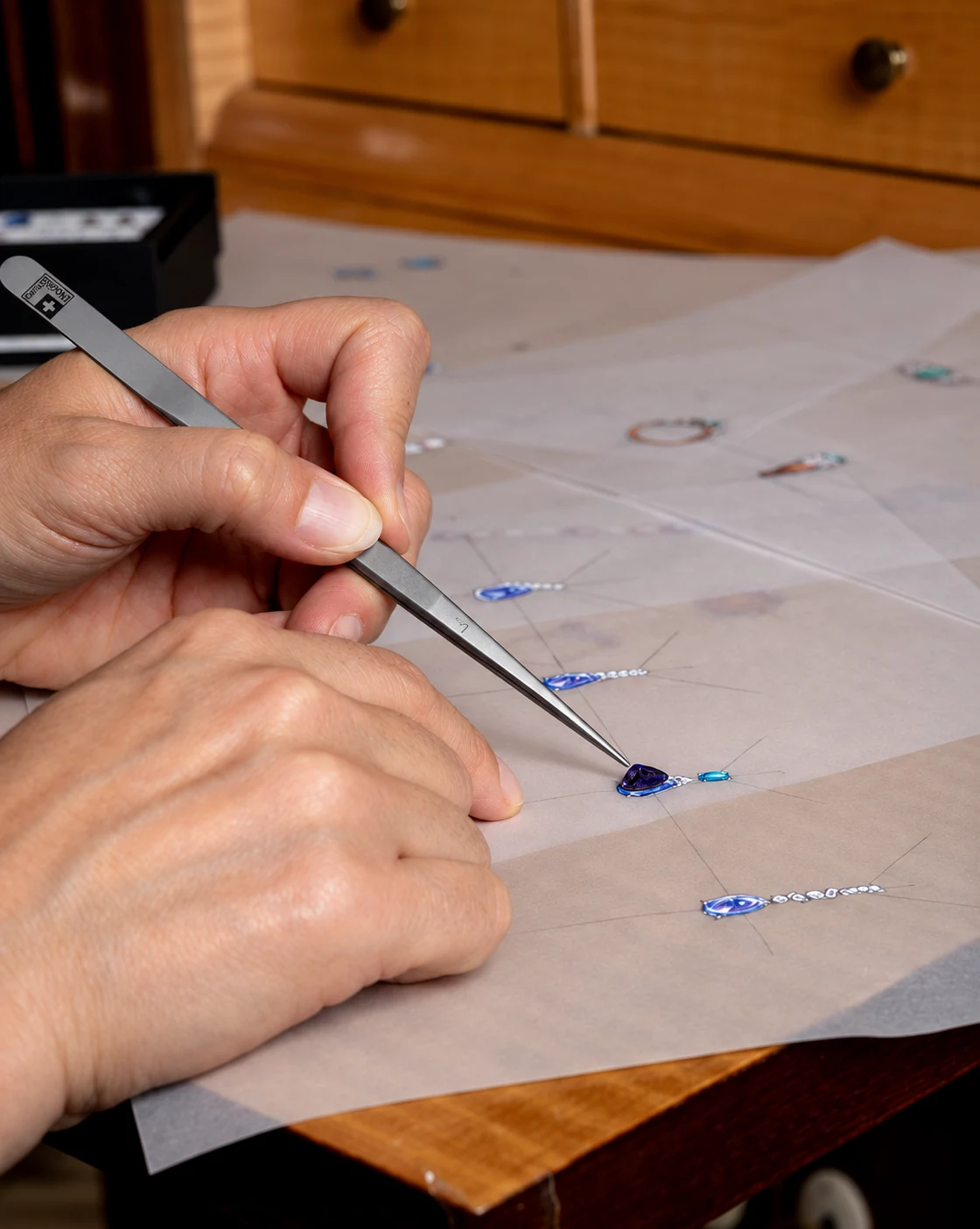 La recherche au gouaché à l’atelier